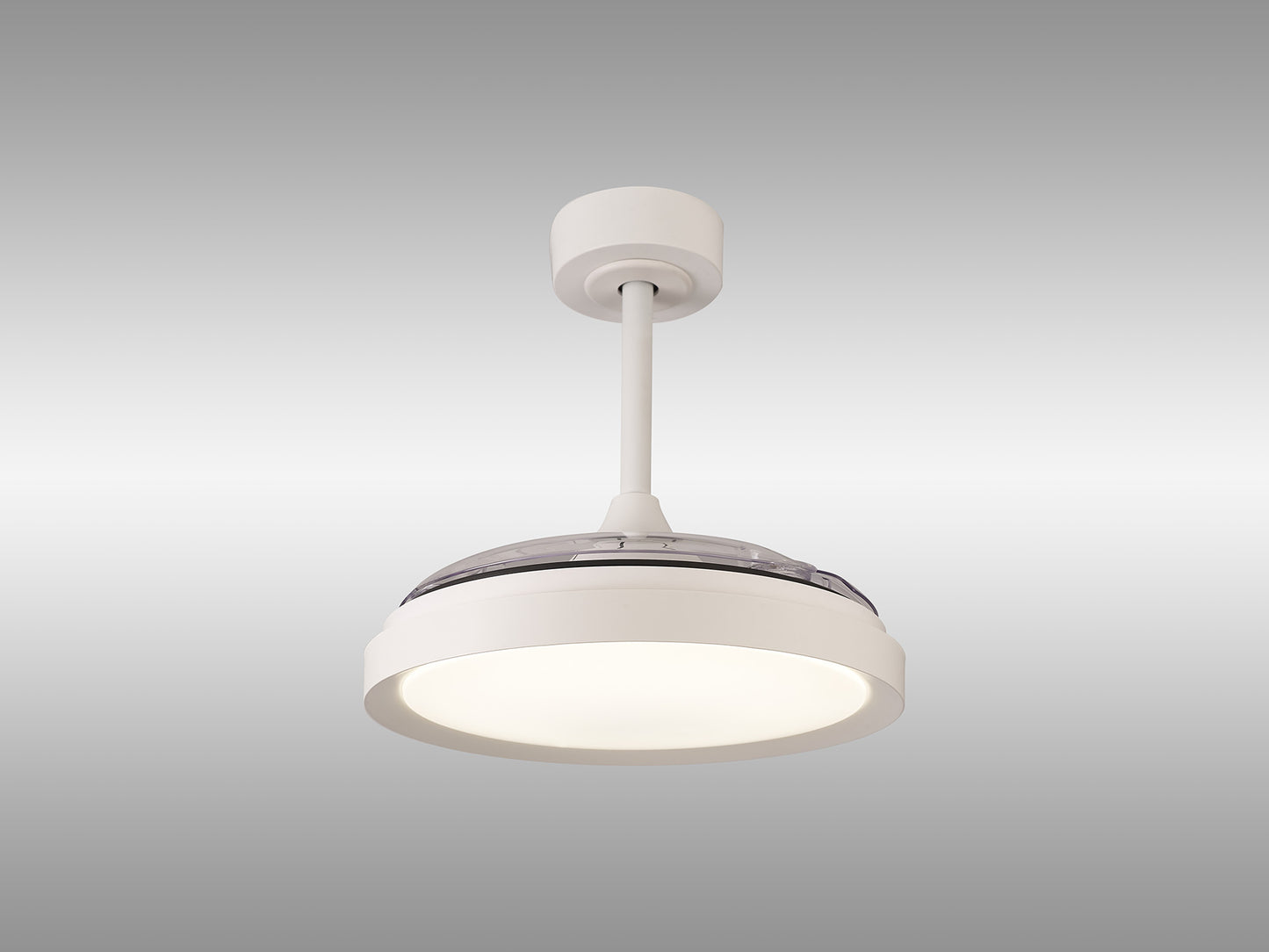 MANTRA M8829 Mistral Mini White Ceiling Fan with Light 40W LED Dimmable Ceiling Light With Built-In 28W DC Fan, Remote Control, 5yrs Warranty
