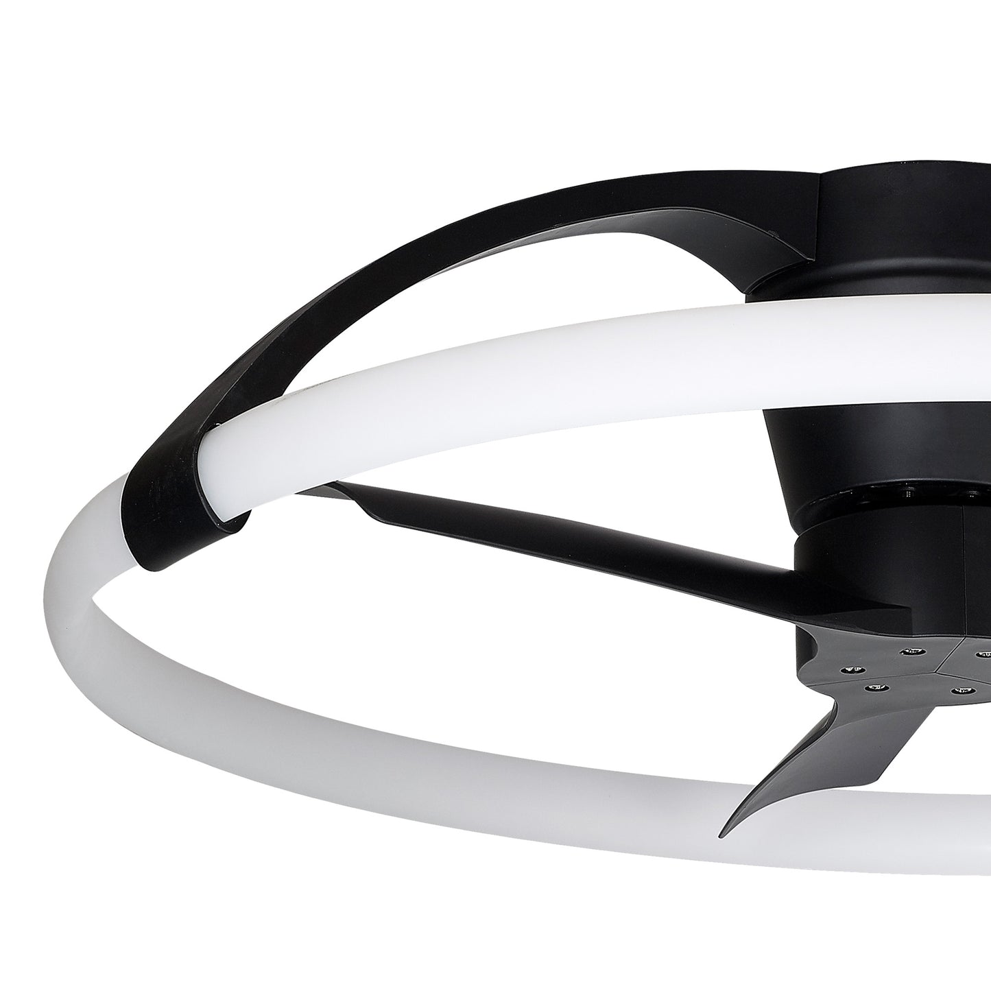The MANTRA M7802 Nepal Black Mini Ceiling Fan from Ceiling Fans UK features a 75cm 55W dimmable LED light, built-in 30W DC reversible fan, and offers both remote & APP control for convenience.