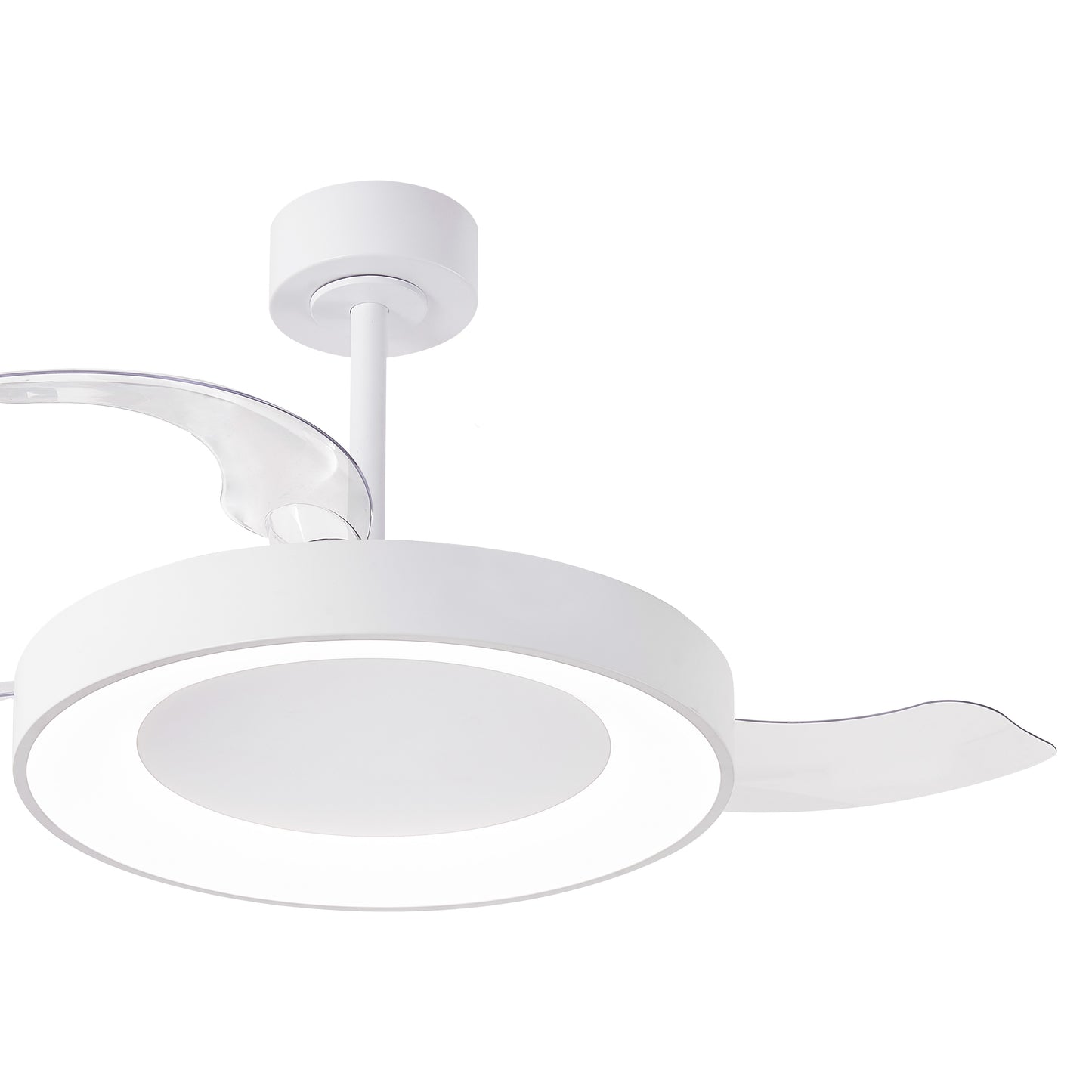 Mantra M9010 Niseko M Ceiling Fan with Light 49cm(CLOSED)1060MM(OPEN) 50W LED Dimmable Ceiling Light With Built-In 30W DC Fan, 2700-5000K Remote Control, 5500lm, White, 5yrs Warranty