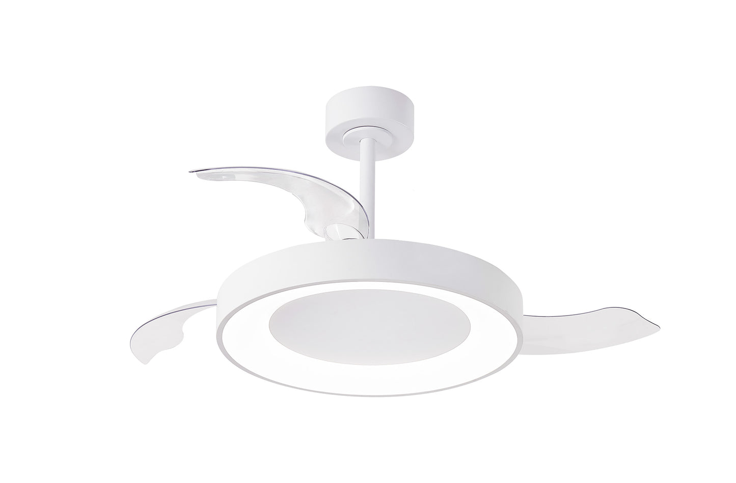 Mantra M9010 Niseko M Ceiling Fan with Light 49cm(CLOSED)1060MM(OPEN) 50W LED Dimmable Ceiling Light With Built-In 30W DC Fan, 2700-5000K Remote Control, 5500lm, White, 5yrs Warranty