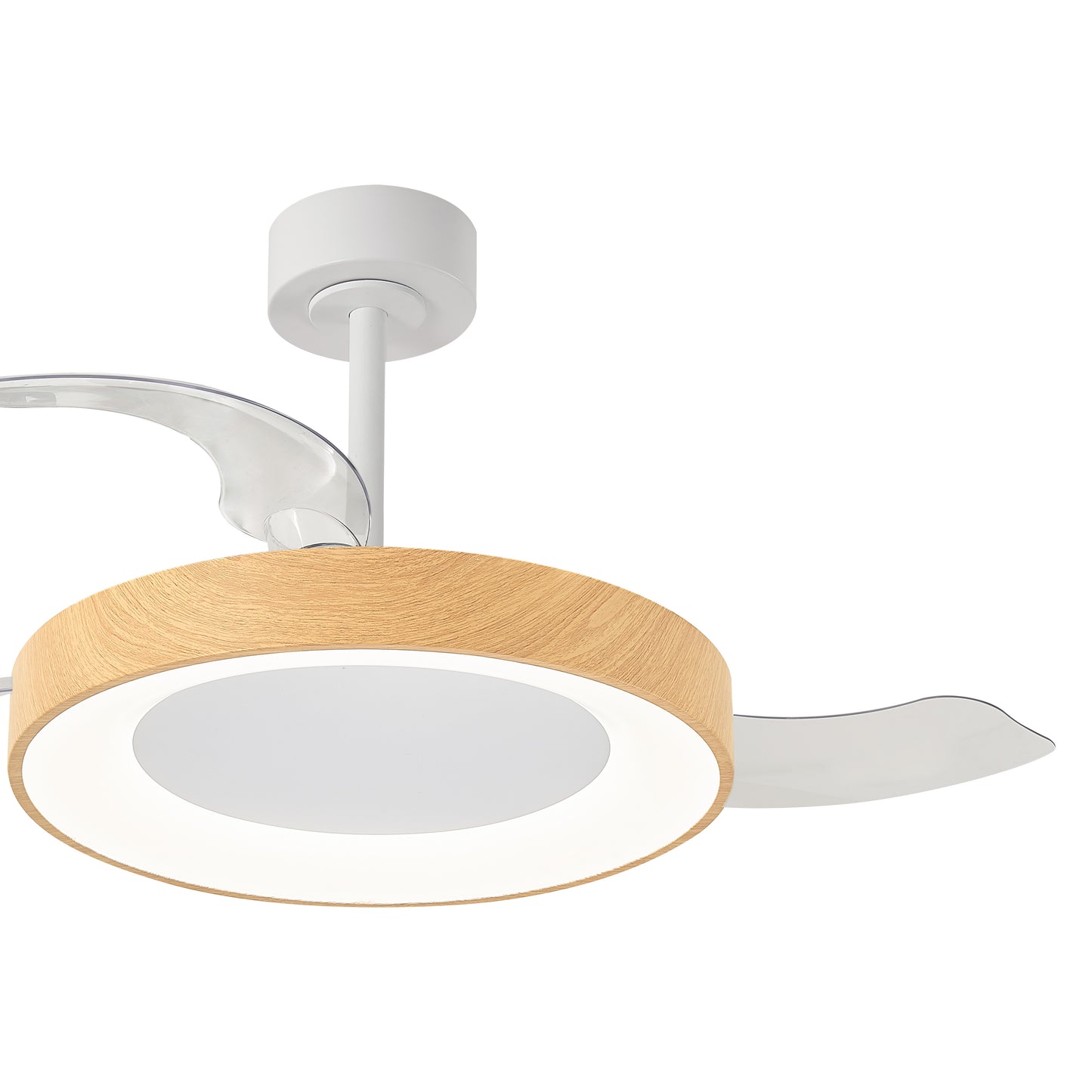 Mantra M9011 Niseko M Ceiling Fan with Light 49cm(CLOSED)1060MM(OPEN) 50W LED Dimmable Ceiling Light With Built-In 30W DC Fan, 2700-5000K Remote Control, 5500lm, White, 5yrs Warranty