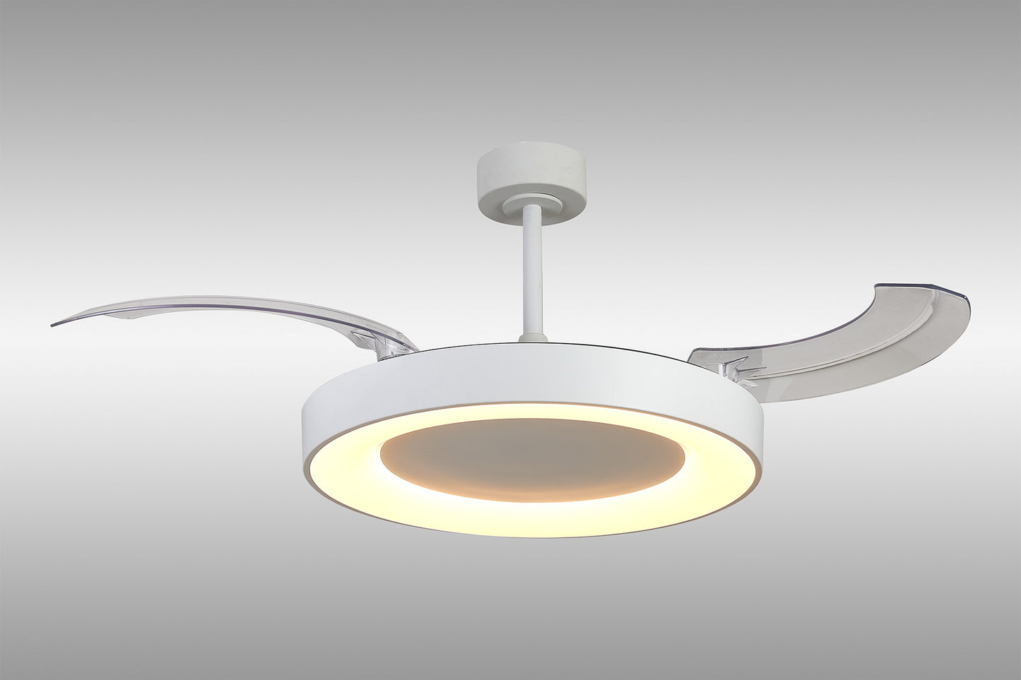 Mantra M9057 Niseko L Ceiling Fan With Light 62cm(closed)1320mm(open) 40W LED Dimmable Ceiling Light With Built-In 40W DC Fan, 2700-5000K Remote Control, 4400lm, White, 5yrs Warranty