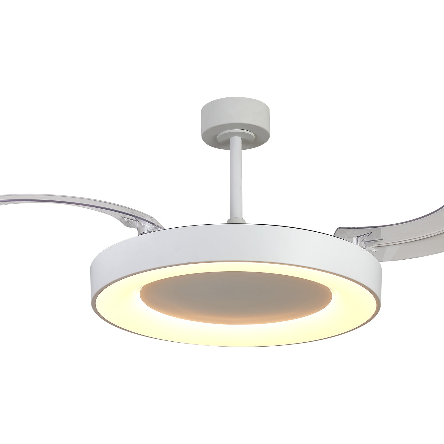 Mantra M9057 Niseko L Ceiling Fan With Light 62cm(closed)1320mm(open) 40W LED Dimmable Ceiling Light With Built-In 40W DC Fan, 2700-5000K Remote Control, 4400lm, White, 5yrs Warranty
