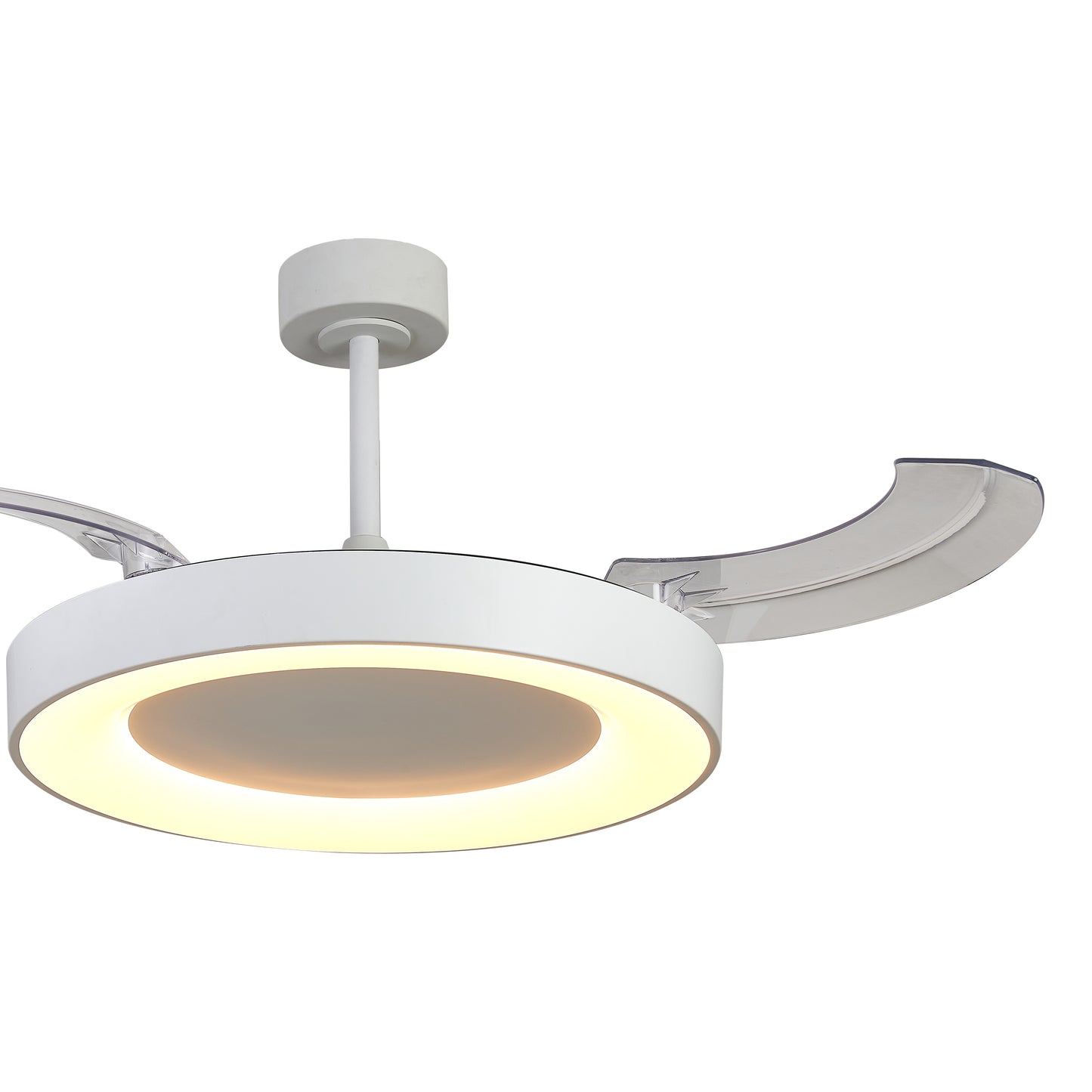 Mantra M9057 Niseko L Ceiling Fan With Light 62cm(closed)1320mm(open) 40W LED Dimmable Ceiling Light With Built-In 40W DC Fan, 2700-5000K Remote Control, 4400lm, White, 5yrs Warranty