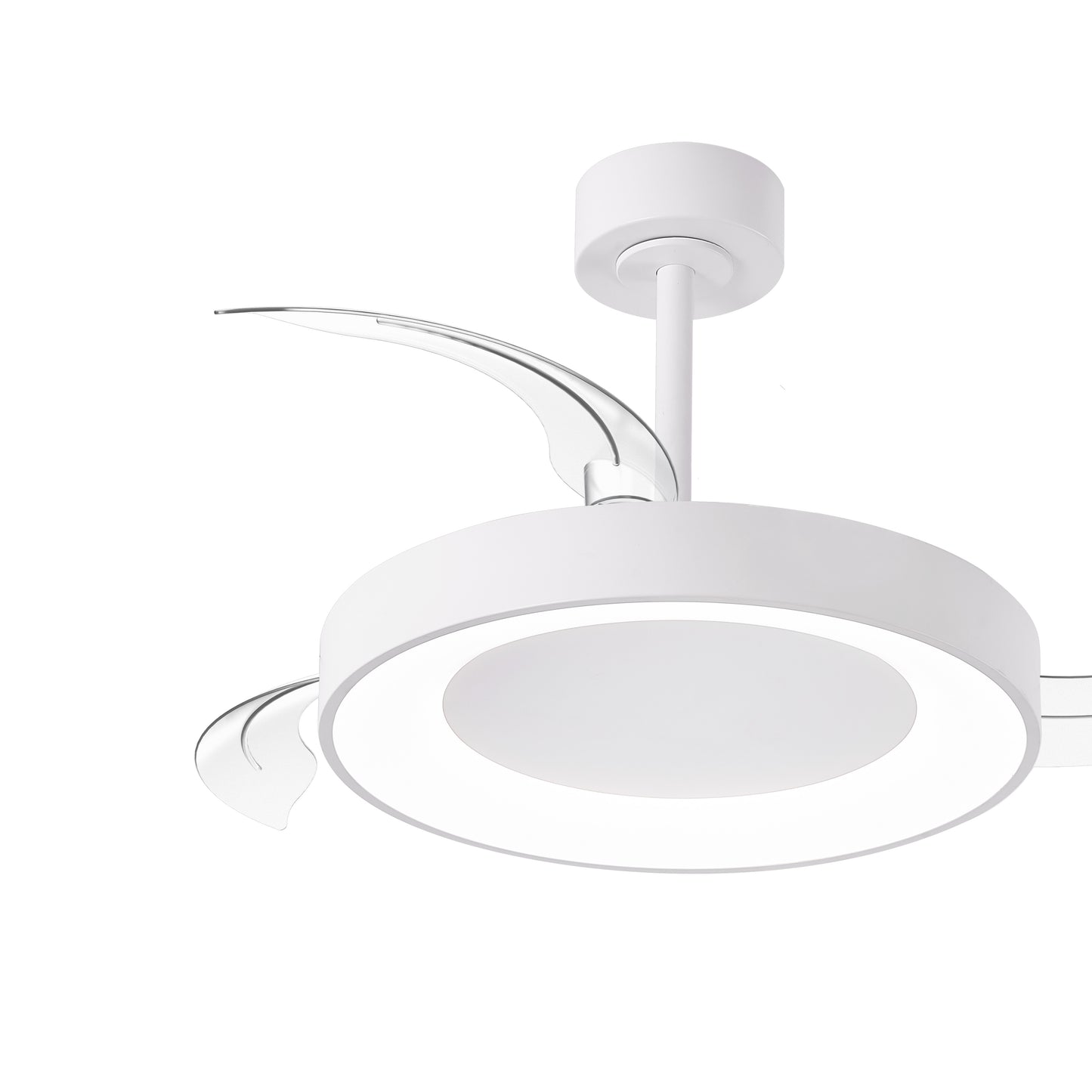 Mantra M9012 Niseko S Ceiling Fan with Light 40cm(closed) 910mm(open)45W LED Dimmable Ceiling Light With Built-In 25W DC Fan, 2700-5000K Remote Control, 5000lm, White, 5yrs Warranty