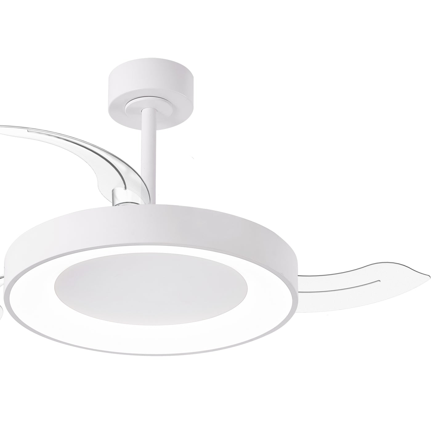 Mantra M9012 Niseko S Ceiling Fan with Light 40cm(closed) 910mm(open)45W LED Dimmable Ceiling Light With Built-In 25W DC Fan, 2700-5000K Remote Control, 5000lm, White, 5yrs Warranty