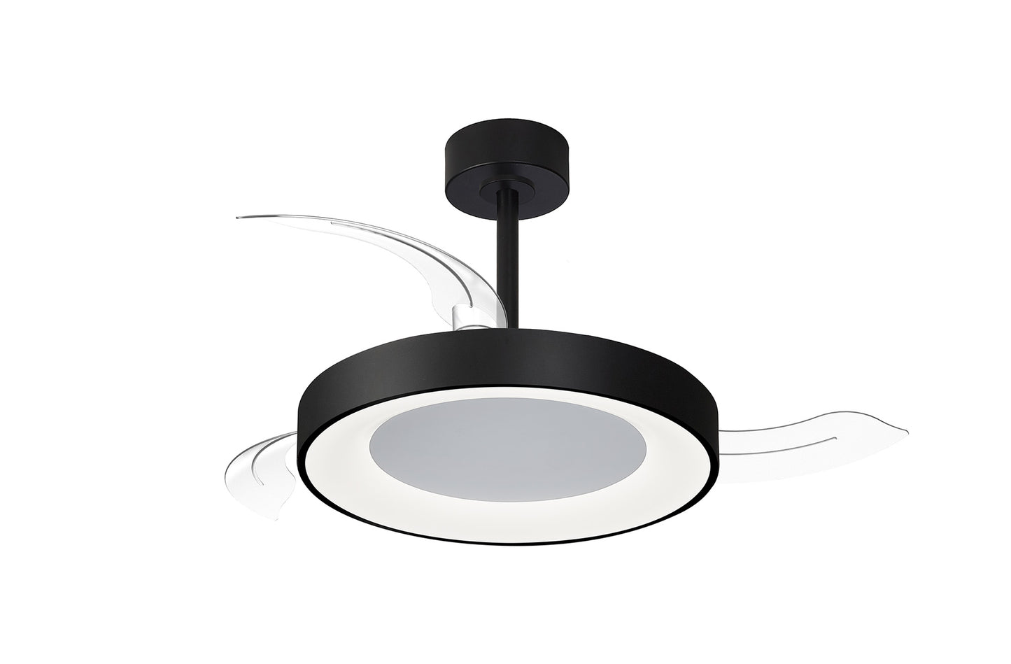 Mantra M9064 Niseko S Ceiling Fan with Light 40cm(closed) 910mm(open)45W LED Dimmable Ceiling Light With Built-In 25W DC Fan, 2700-5000K Remote Control, 5000lm, Black, 5yrs Warranty