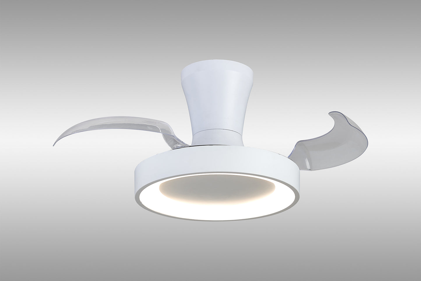 Mantra M9089 Niseko XS Ceiling Fan With Light 33cm(closed) 710mm(open) 25W LED Dimmable Ceiling Light With Built-In 25W DC Fan, 2700-5000K Remote Control, 2500lm, White, 5yrs Warranty