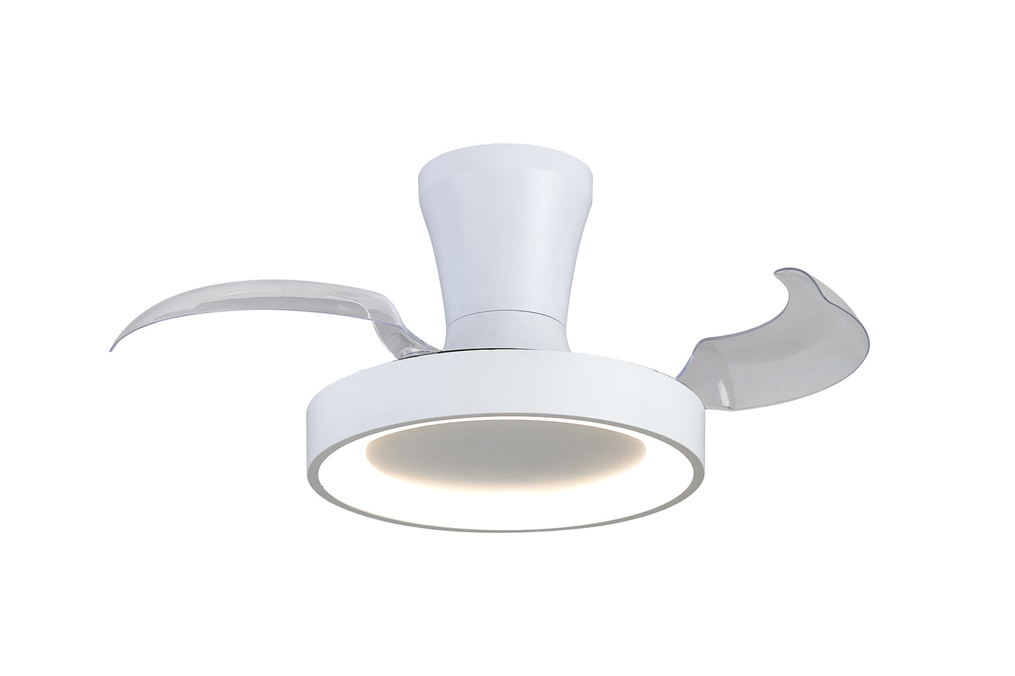Mantra M9089 Niseko XS Ceiling Fan With Light 33cm(closed) 710mm(open) 25W LED Dimmable Ceiling Light With Built-In 25W DC Fan, 2700-5000K Remote Control, 2500lm, White, 5yrs Warranty