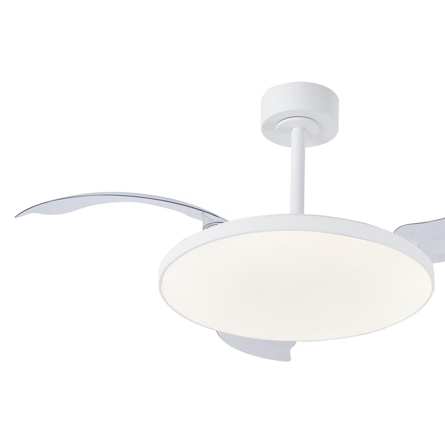 Mantra M9006 Slim Fan 50cm 50W LED Dimmable Ceiling Light With Built-In 30W DC Fan, 2700-5000K Remote Control, 3500lm, White, 5yrs Warranty