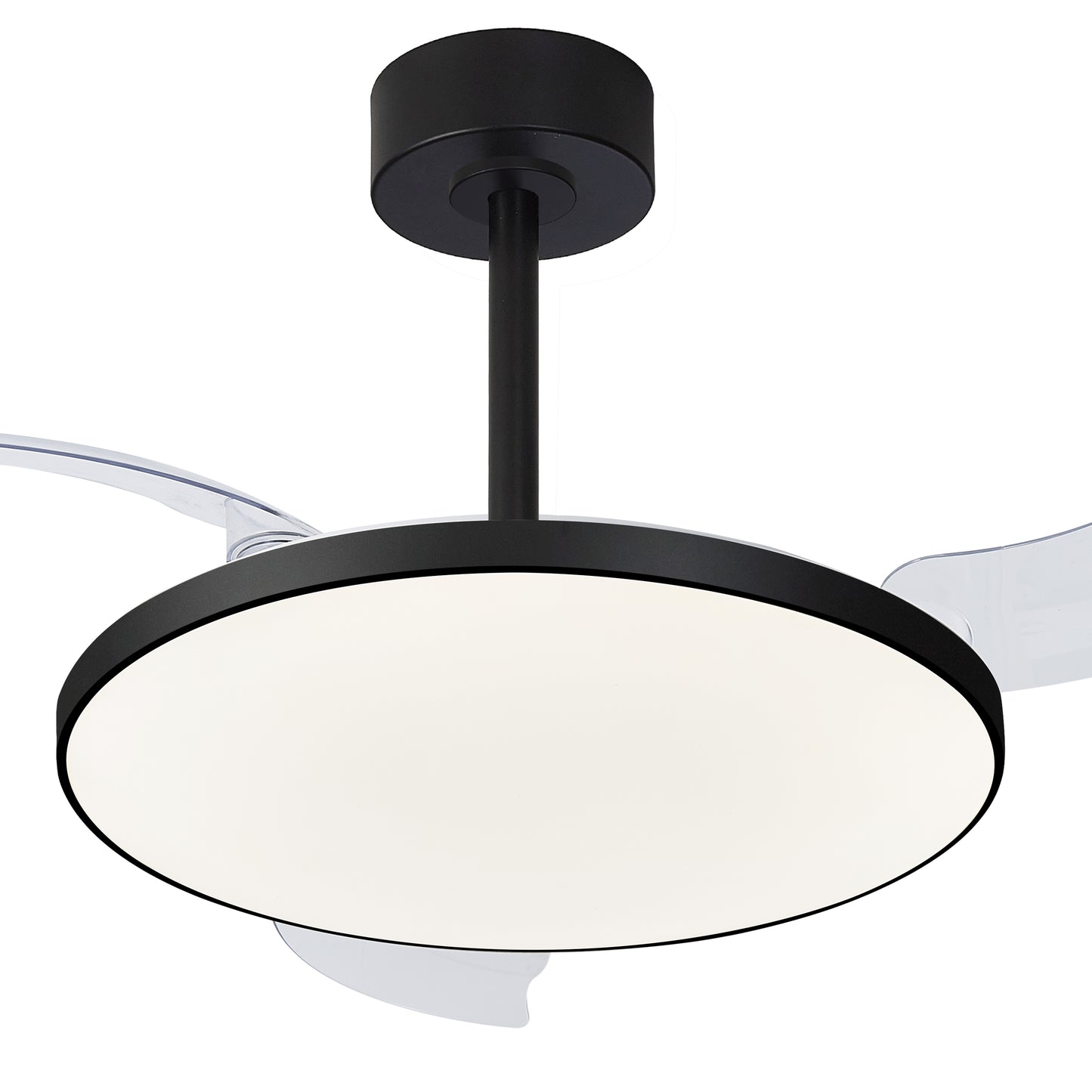 Mantra M9055 Slim Fan 50cm 50W LED Dimmable Ceiling fan with light -In 30W DC Fan, 2700-5000K Remote Control, 5500lm, Black, 5yrs Warranty