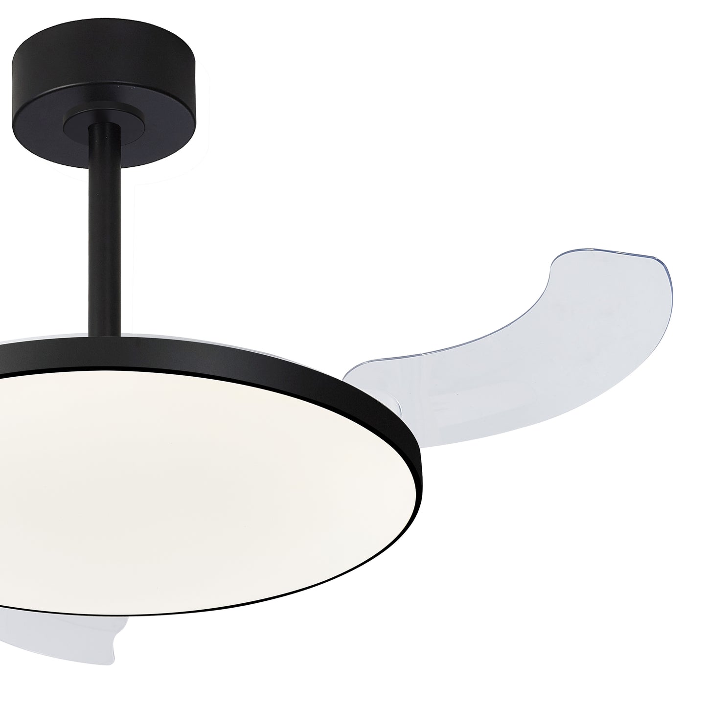 Mantra M9055 Slim Fan 50cm 50W LED Dimmable Ceiling fan with light -In 30W DC Fan, 2700-5000K Remote Control, 5500lm, Black, 5yrs Warranty