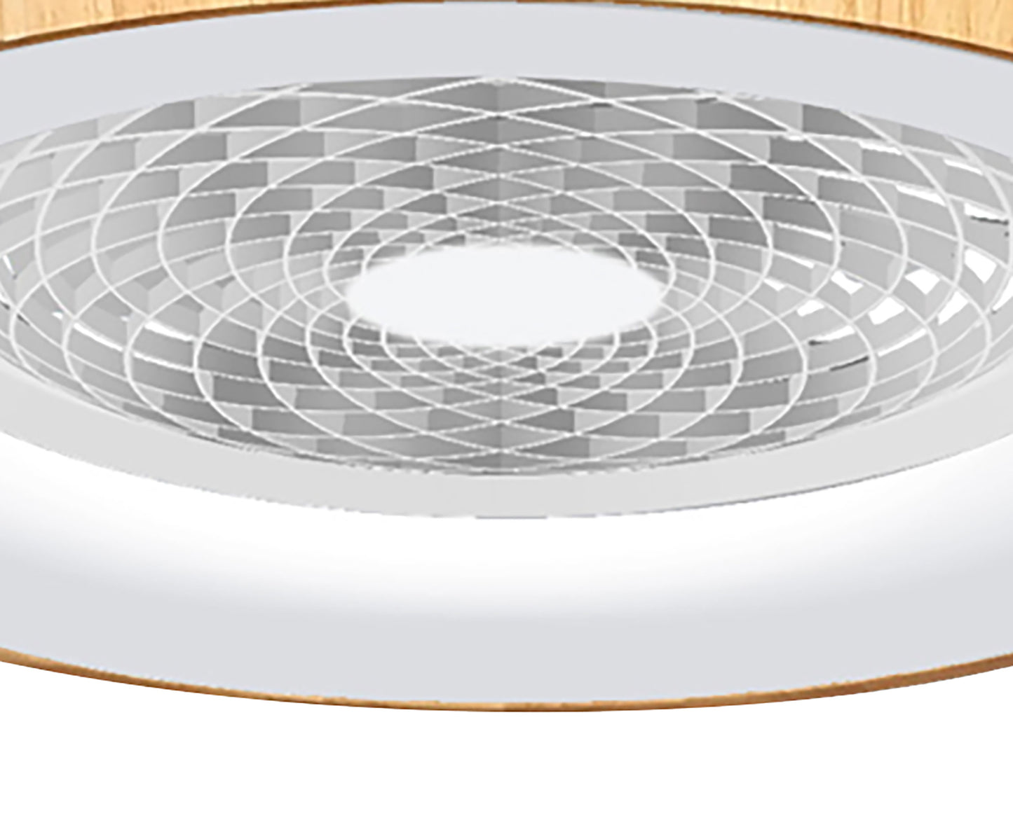 MANTRTA M7126 Tibet White/Wood Ceiling Fan with light 65cm 70W LED Dimmable Ceiling Light With 35W DC Reversible Fan,Remote, APP & Alexa/Google Voice, 5yrs Warranty