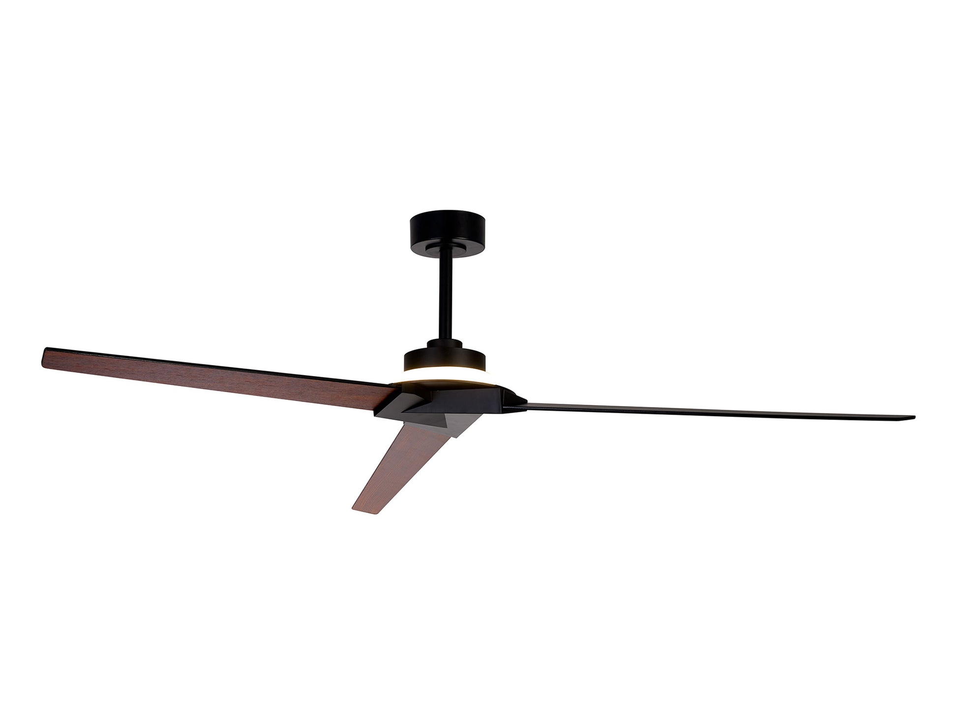 The MANTRA M8723/MA Brisa Black/Wood Ceiling Fan by Ceiling Fans UK features reversible black/wood blades, a 175cm span, 20W dimmable LED light, 40W fan, remote & app control, IP44 rating and a 5-year warranty.