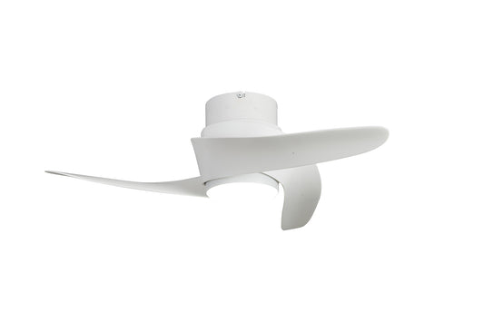 Mantra M9061 Groenland XS 79.5cm 30W LED Dimmable Ceiling Light With Built-In 24W DC Fan, 2700-5000K Remote Control, 2640lm, White, 5yrs Warranty