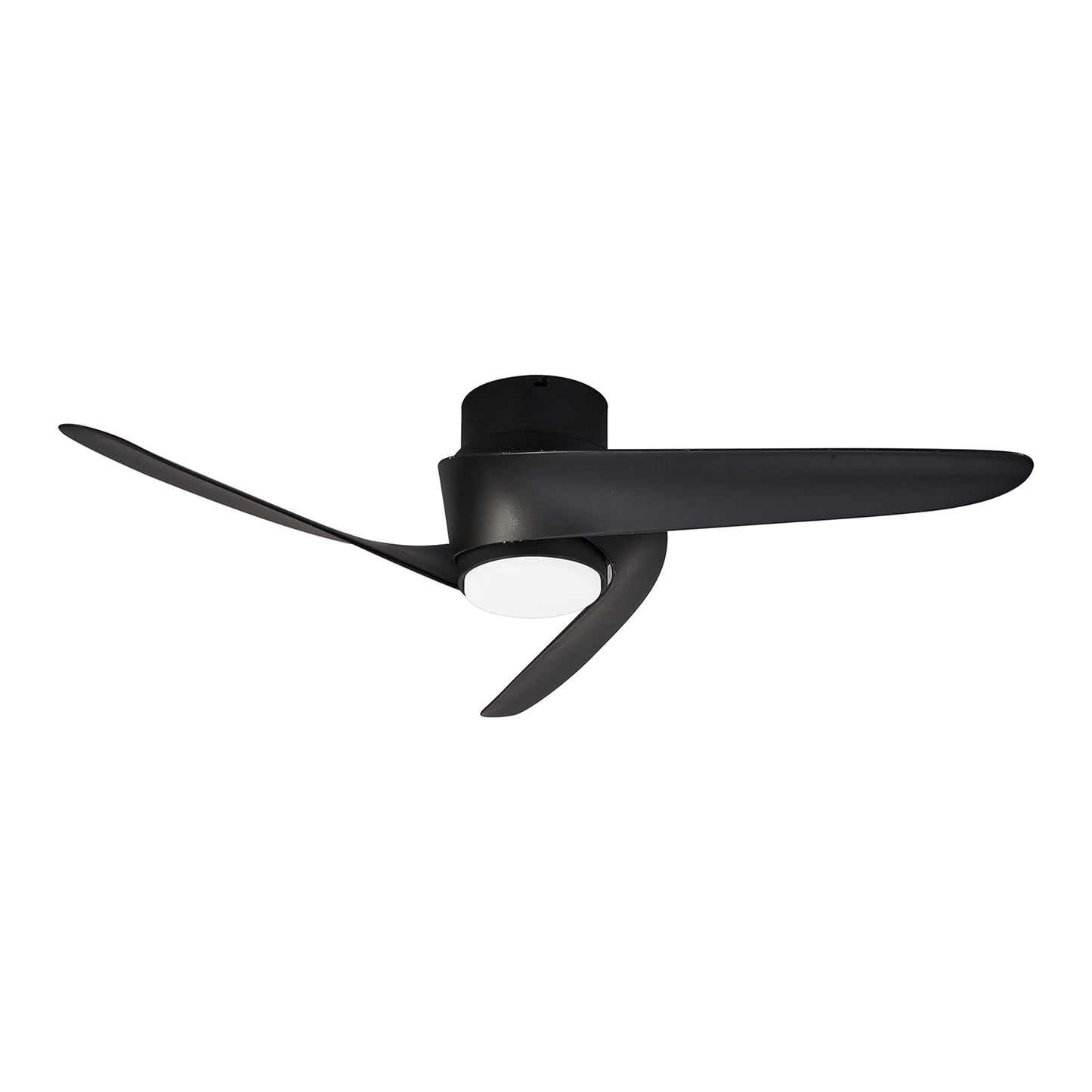 The Island Black Ceiling Fan with Light from Ceiling Fans UK features a sleek, modern design with three black blades and a central 24W LED dimmable ceiling light fixture. Measuring 102cm, this minimalist and contemporary fan is perfect for stylish indoor settings. The integrated 30W DC fan is flush-mounted to the ceiling and offers the convenience of remote and app control, ensuring a streamlined appearance. Plus, it comes with a reassuring 5-year warranty.
