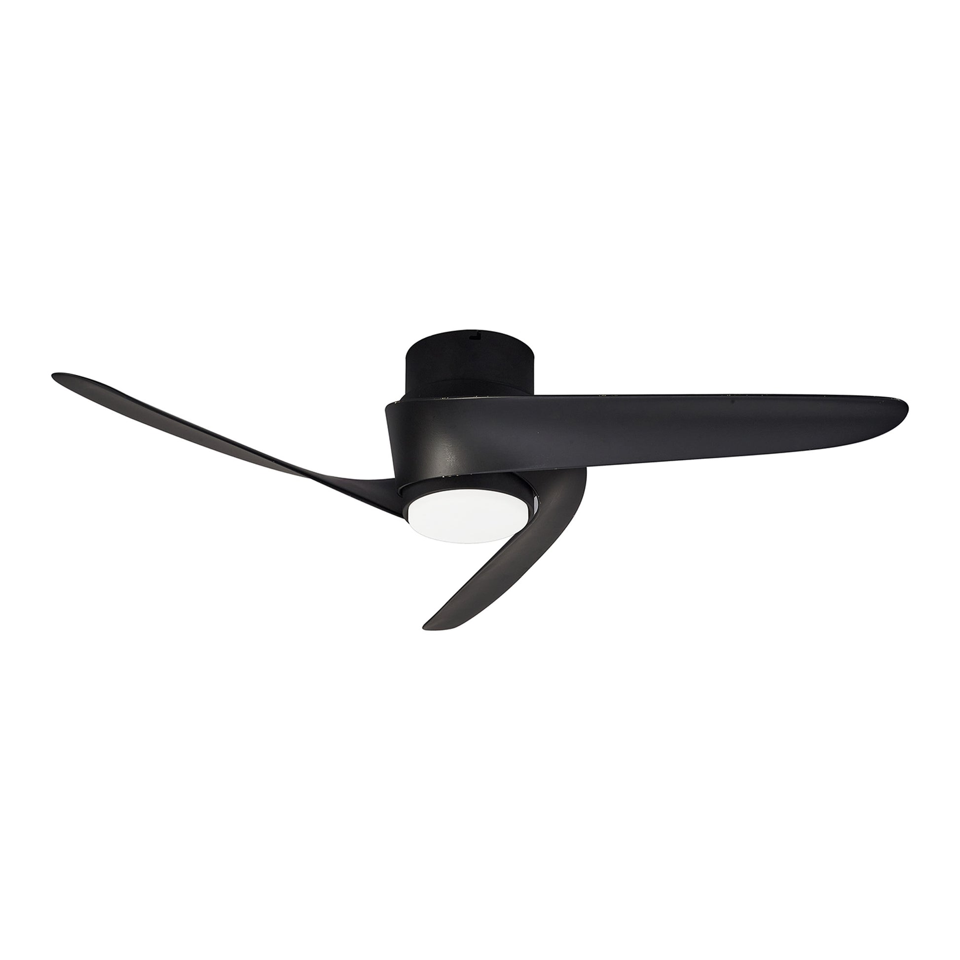 The Island Black Ceiling Fan with Light from Ceiling Fans UK features a sleek, modern design with three black blades and a central 24W LED dimmable ceiling light fixture. Measuring 102cm, this minimalist and contemporary fan is perfect for stylish indoor settings. The integrated 30W DC fan is flush-mounted to the ceiling and offers the convenience of remote and app control, ensuring a streamlined appearance. Plus, it comes with a reassuring 5-year warranty.
