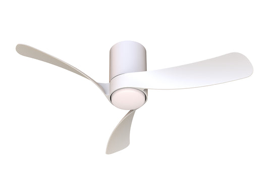 Mantra M9049 Nemo S 97cm 24W LED Dimmable Ceiling Light With Built-In 30W DC Fan, 2700-5000K Remote Control, 3200lm, White, 5yrs Warranty