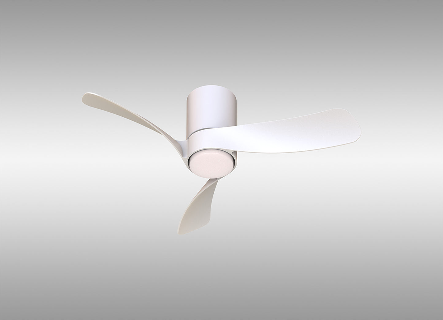 Mantra M9052 Nemo XS 72cm 18W LED Dimmable Ceiling Light With Built-In 26W DC Fan, 2700-5000K Remote Control, 2800lm, White,