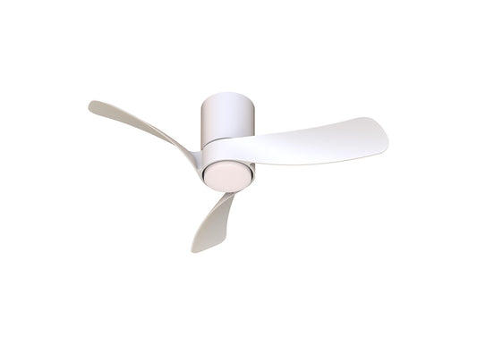 Mantra M9052 Nemo XS 72cm 18W LED Dimmable Ceiling Light With Built-In 26W DC Fan, 2700-5000K Remote Control, 2800lm, White,