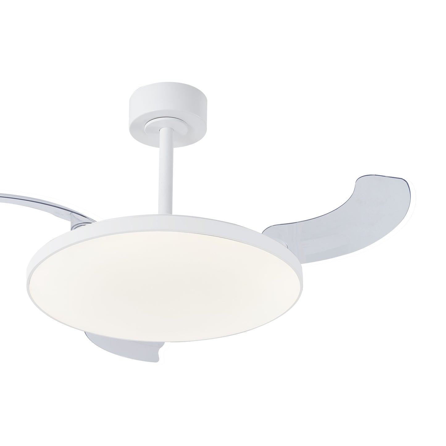 Mantra M9006 Slim Fan 50cm 50W LED Dimmable Ceiling Light With Built-In 30W DC Fan, 2700-5000K Remote Control, 3500lm, White, 5yrs Warranty