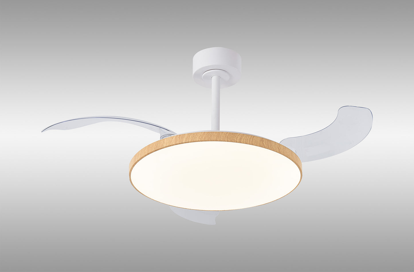Mantra M9007 Slim Fan 50cm 50W LED Dimmable Ceiling fan with light With Built-In 30W DC Fan, 2700-5000K Remote Control, 3500lm, Wood, 5yrs Warranty