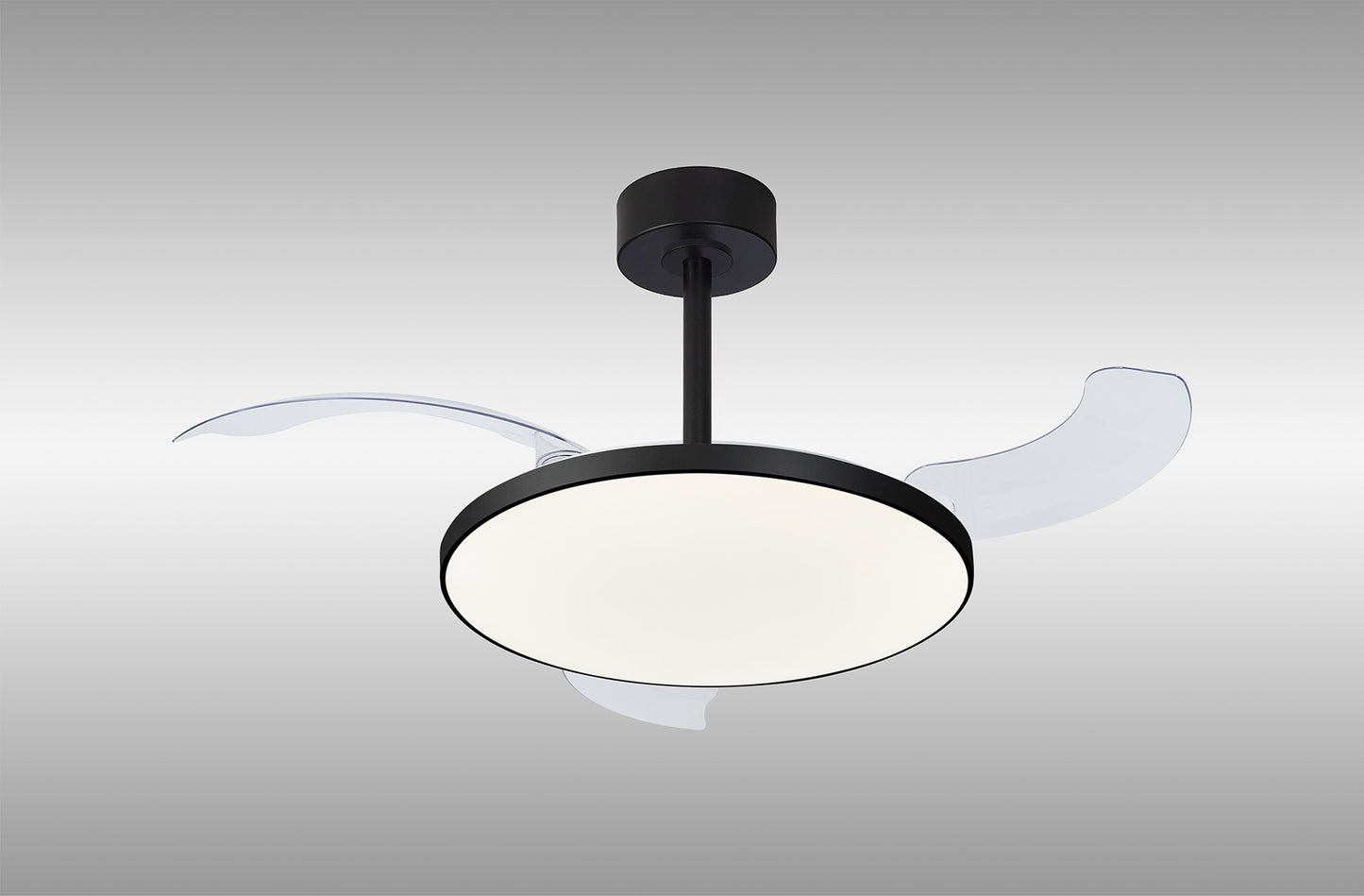 Mantra M9055 Slim Fan 50cm 50W LED Dimmable Ceiling fan with light -In 30W DC Fan, 2700-5000K Remote Control, 5500lm, Black, 5yrs Warranty