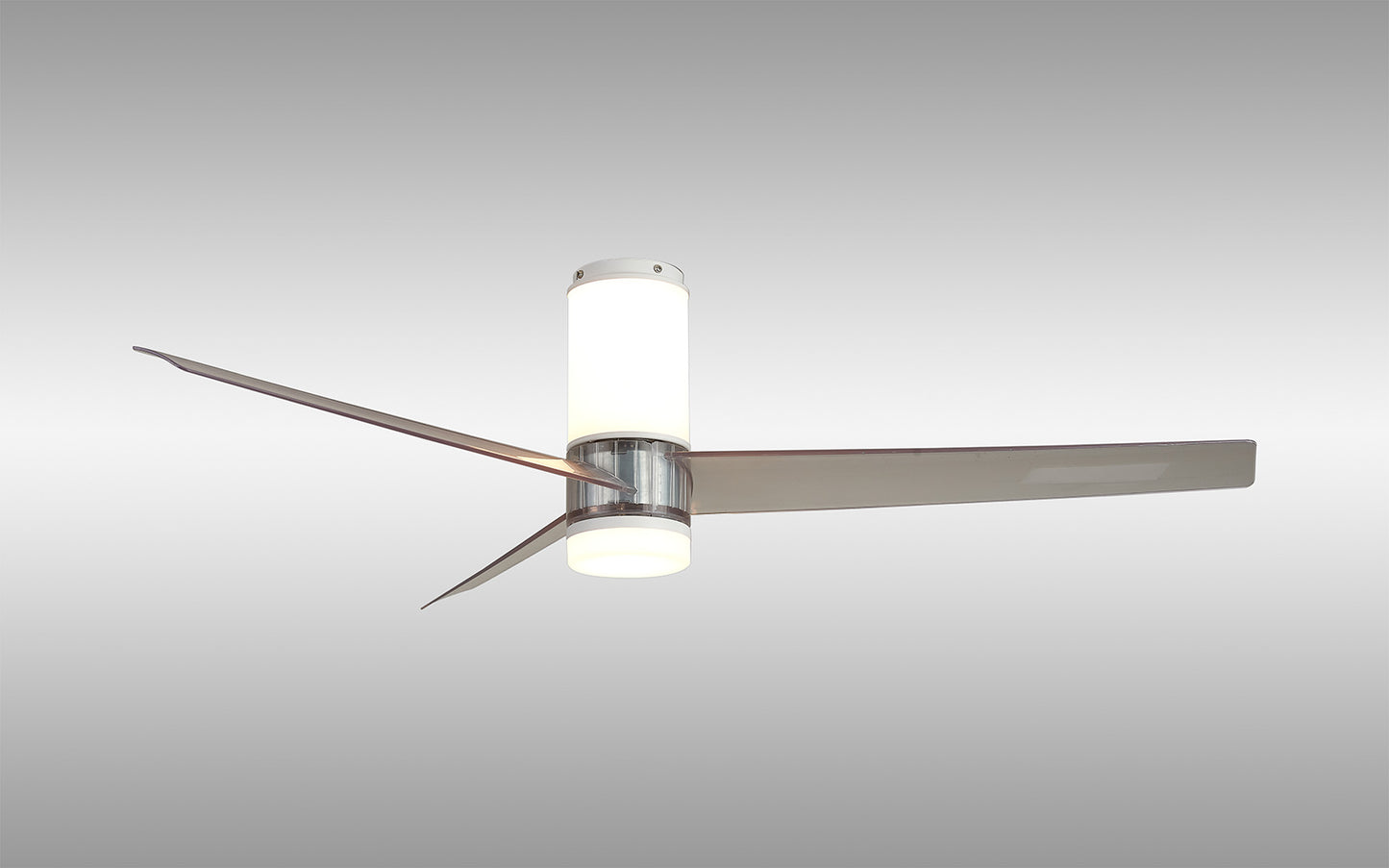 Ceiling fan with light Up Down 1.2m 45W LED Dimmable Ceiling Light With Built-In 35W DC Fan, 2700-5000K Remote Control, 4950lm, White, 5yrs Warranty