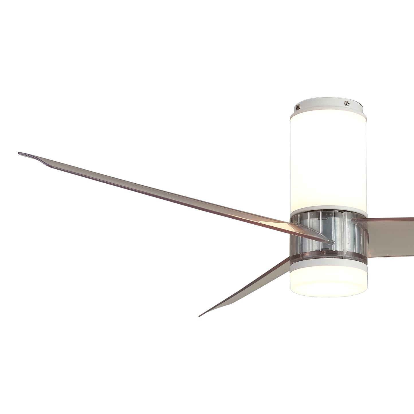 Ceiling fan with light Up Down 1.2m 45W LED Dimmable Ceiling Light With Built-In 35W DC Fan, 2700-5000K Remote Control, 4950lm, White, 5yrs Warranty