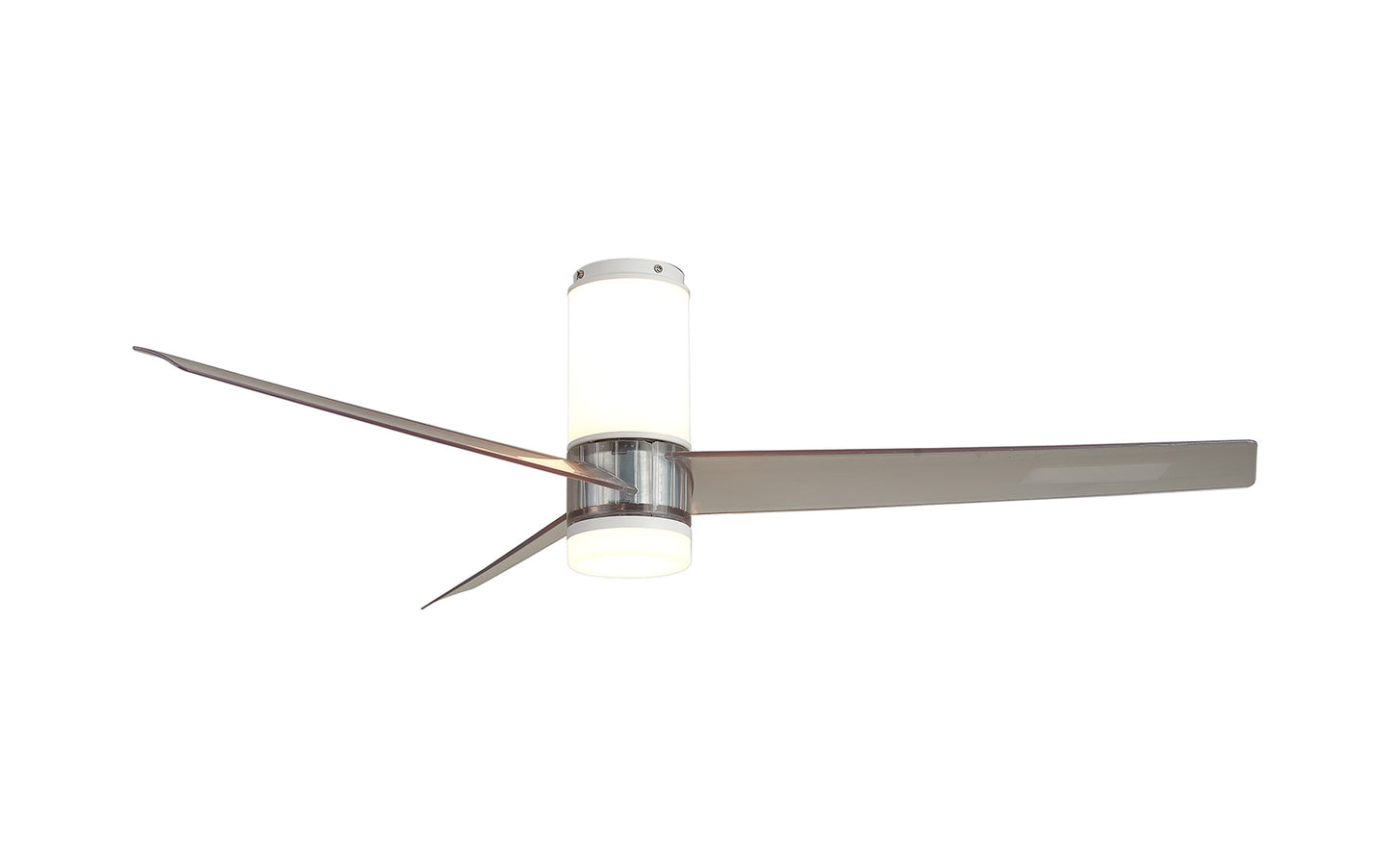 Ceiling fan with light Up Down 1.2m 45W LED Dimmable Ceiling Light With Built-In 35W DC Fan, 2700-5000K Remote Control, 4950lm, White, 5yrs Warranty